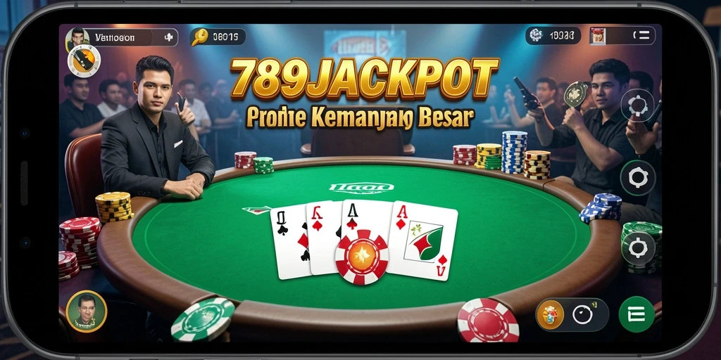 Screenshot gameplay Poker yang menampilkan suasana seru dan menegangkan.