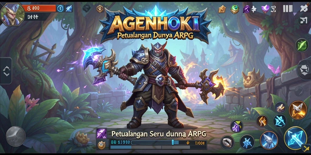 Tampilan gameplay AGENHOKI yang memukau dan mendebarkan.