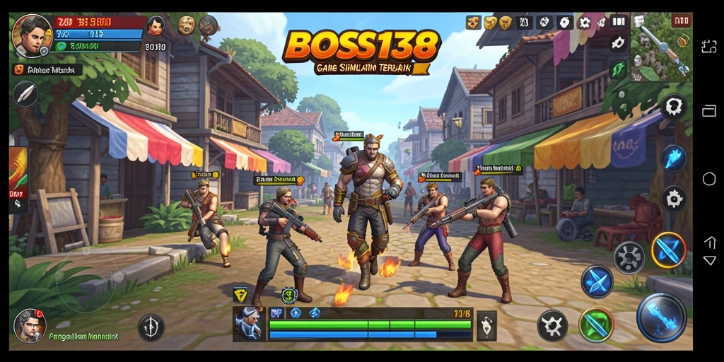 Screenshot gameplay <strong>BOS138</strong> yang menunjukkan desain dunia unik.