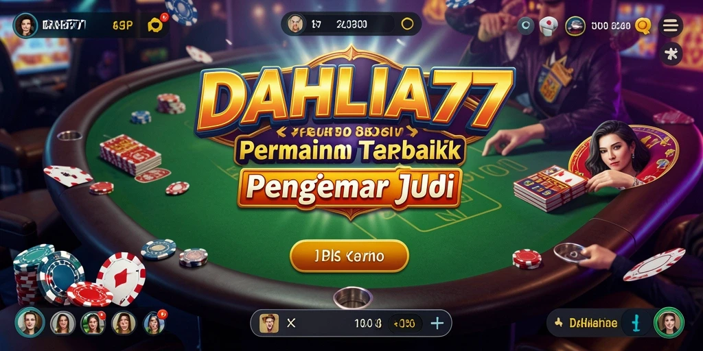 Tampilan gameplay menarik dari permainan Kasino DAHLIA77.
