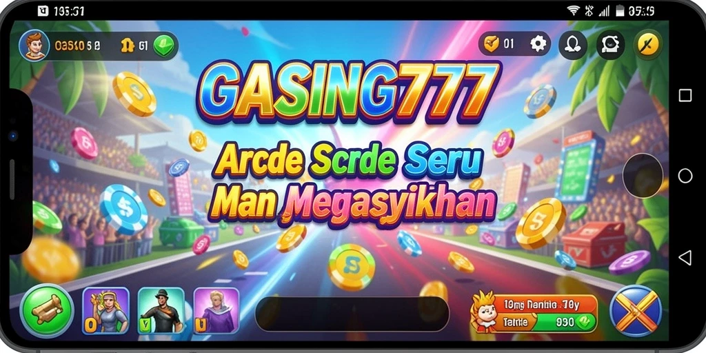 Tampilan atraktif dari gameplay GASING777 yang menegangkan dan mengasyikkan.
