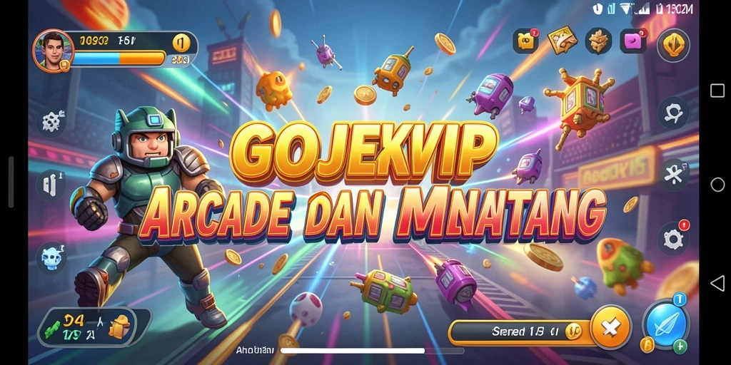 Screenshot gameplay menarik dari GOJEKVIP yang menunjukkan aksi seru.