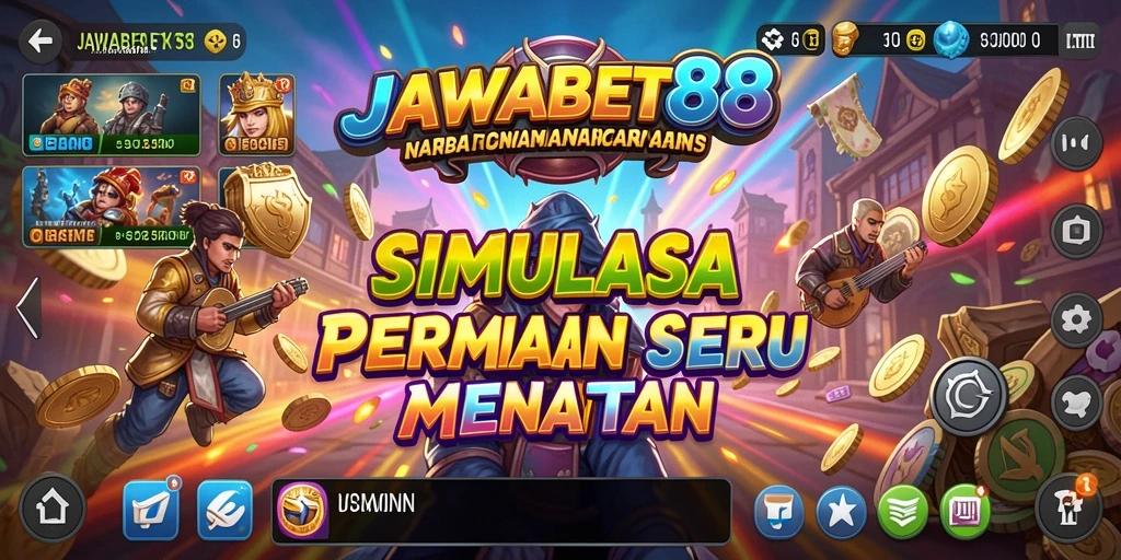 Tampilan gameplay JAWABET88 yang menarik dan interaktif.