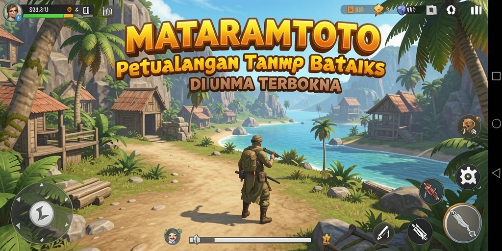 Screenshot utama MATARAMTOTO menampilkan gameplay yang mendebarkan di dunia terbuka.