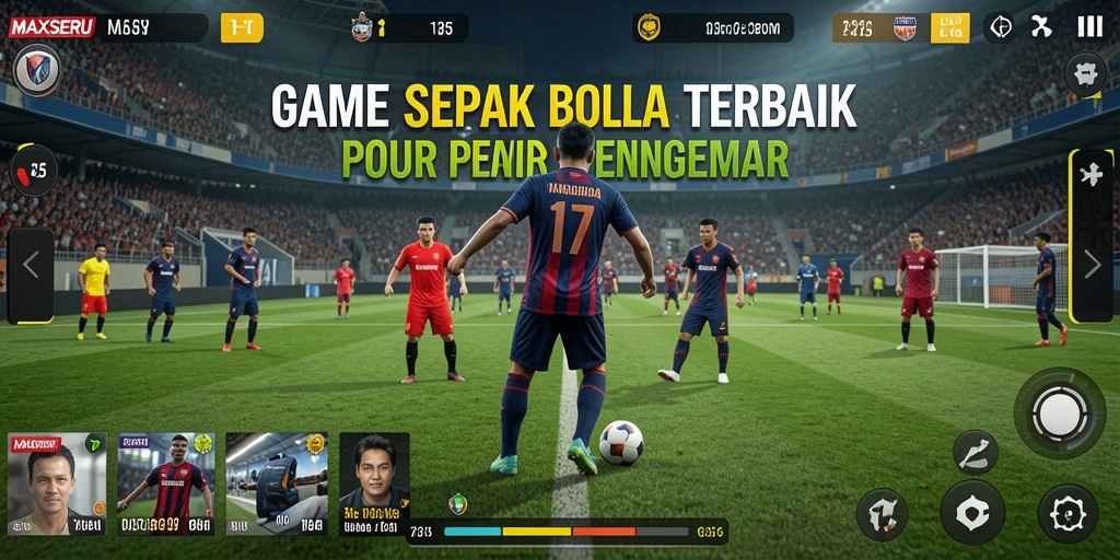 Tampilan gameplay seru dan dinamis dari MAXSERU.